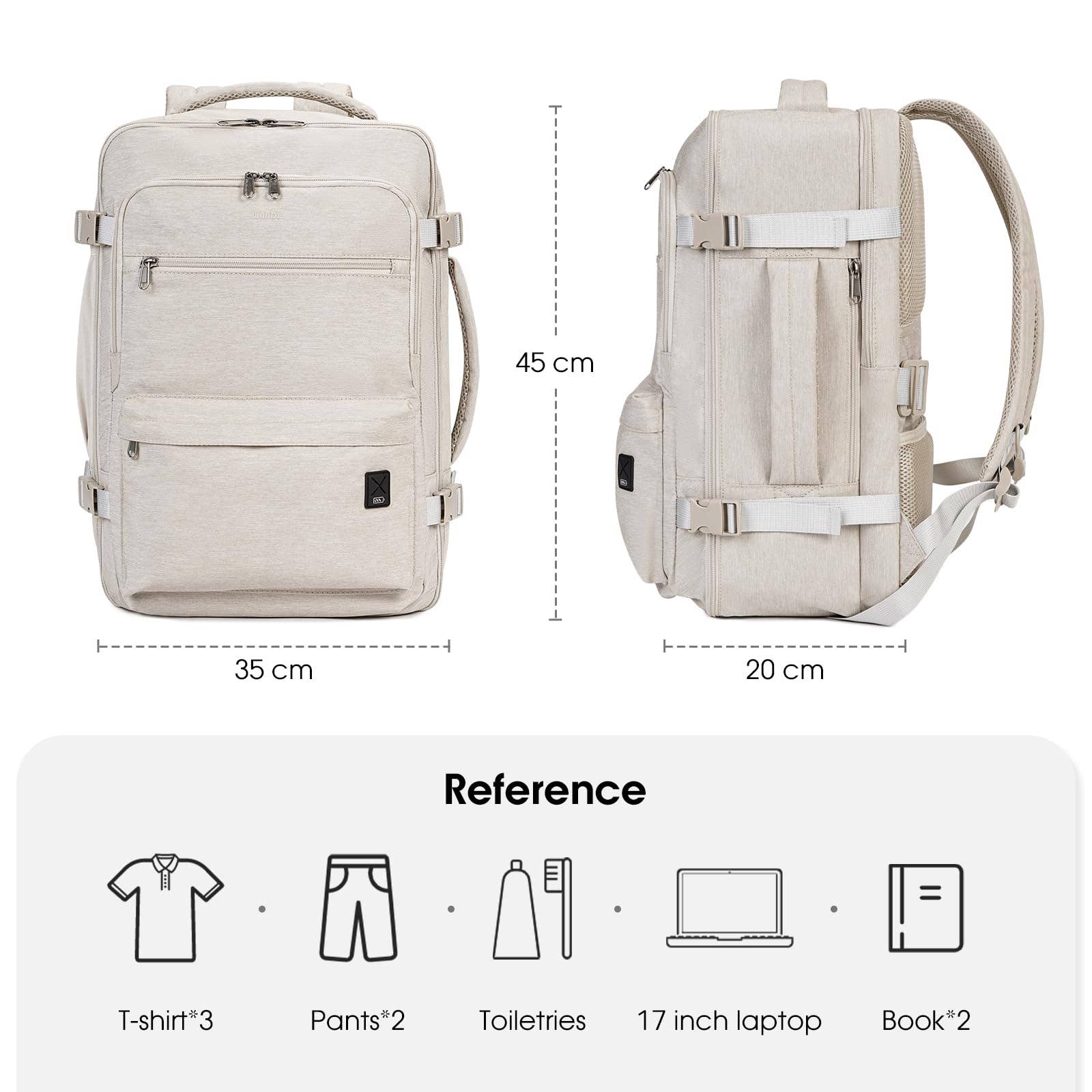 wandf - Wholesale Backpack - Unisex - Laptop Backpack 17 Inch with Wet Pocket For Spirit Airlines39