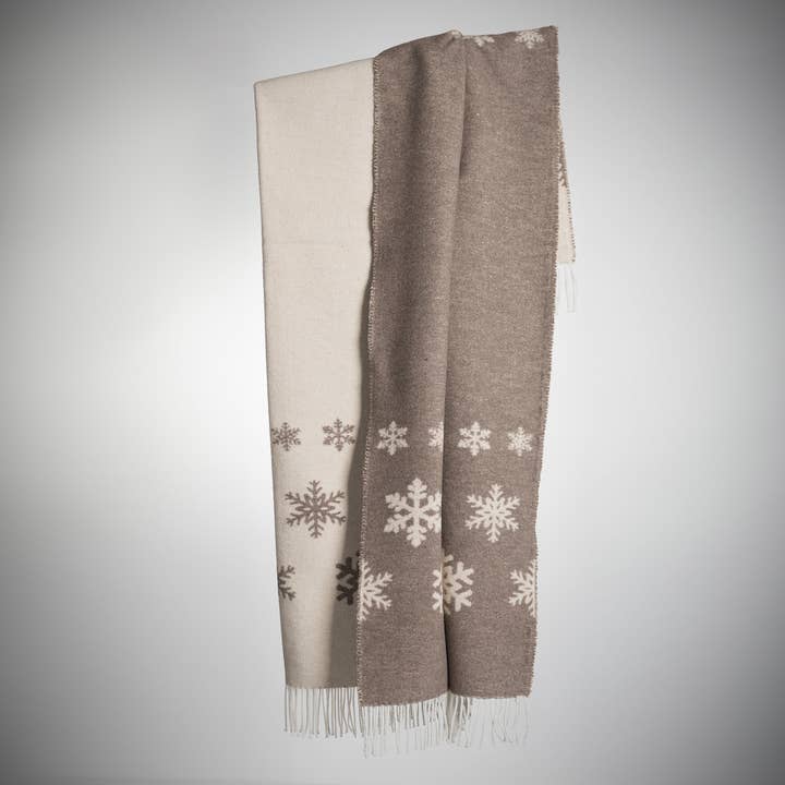 Beat Collection by Lanificio Idealtex Srl - Wholesale Throw Blanket - Snowing8