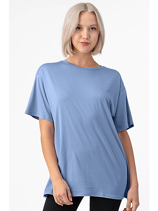 Heart & Hips – Top de malha - Mulher por atacado – JT37251 - TOP DE MANGA CURTA OVERSIZED5