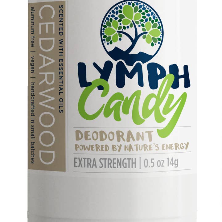 Cedarwood Deodorant for wholesale by Lymph Candy LLC