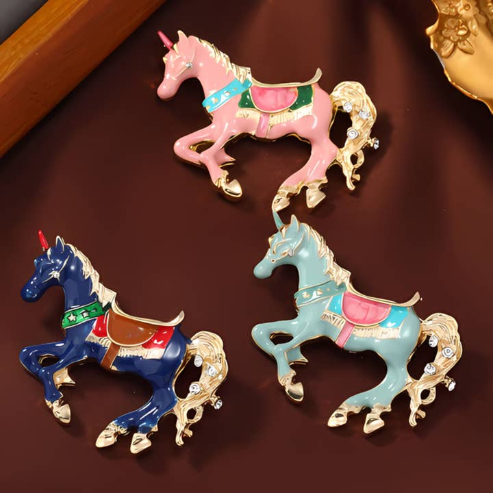 Magnifique Hearts – wholesale Brosch – Förtrollande Unicorn Broschkollektion Dekorativa Smycken