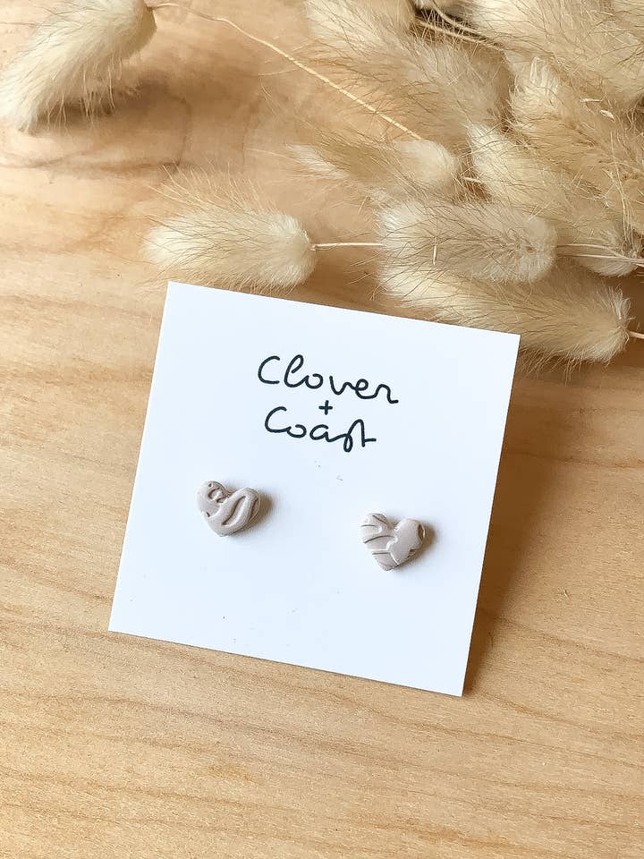 Pregos de renda micro coração por atacado de Clover + Coast Designs