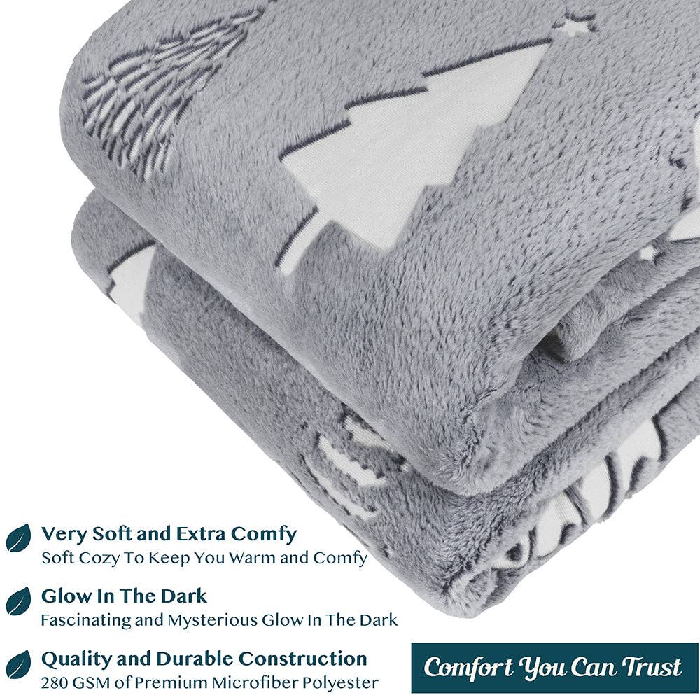 Pavilia – wholesale Throw blanket – Glow In The Dark Fleece Throw Blanket10