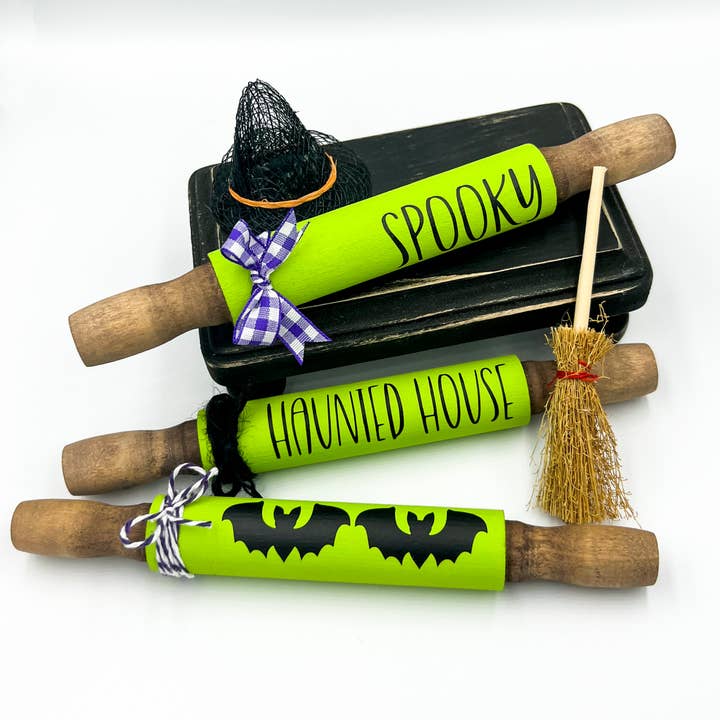 Ruaille Buaille Co - Wholesale Decorative Tabletop Object - October decor | Halloween tier tray | Farmhouse Halloween