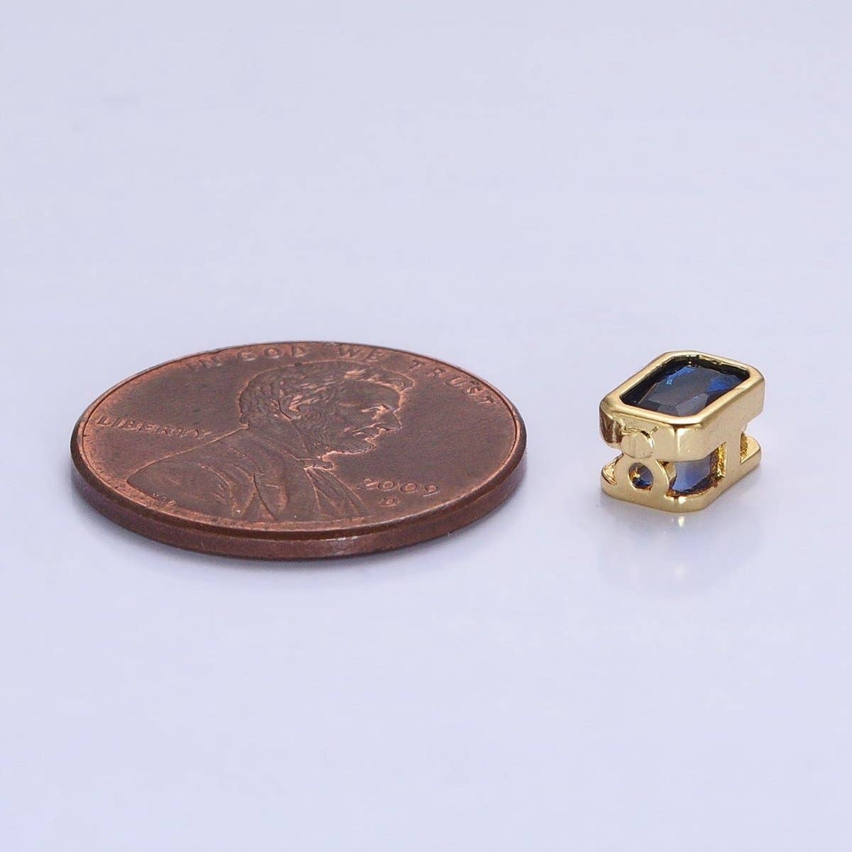 Aim Eternal - Wholesale Individual Charm/Pendant - Mini Rectangle Bead Spacer CZ Micro Pave Geometric Spacer Bead Connector Charm B-435 B-438 B-439 B-445 B-454 B-455 B-6748