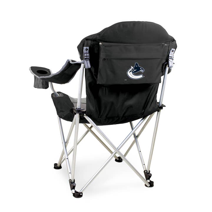 Vancouver Canucks Reclining Camp Chair for wholesale by Picnic Time Family of Brands