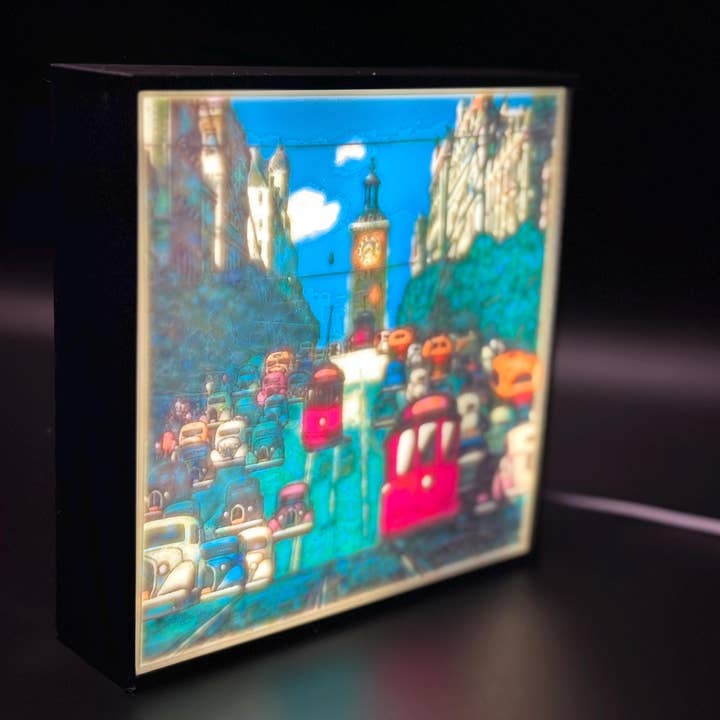 <3 Studio - Wholesale Accent/Desk Lamp - City Vibes LED Lamp Inspired by Urban Ghibli Art2