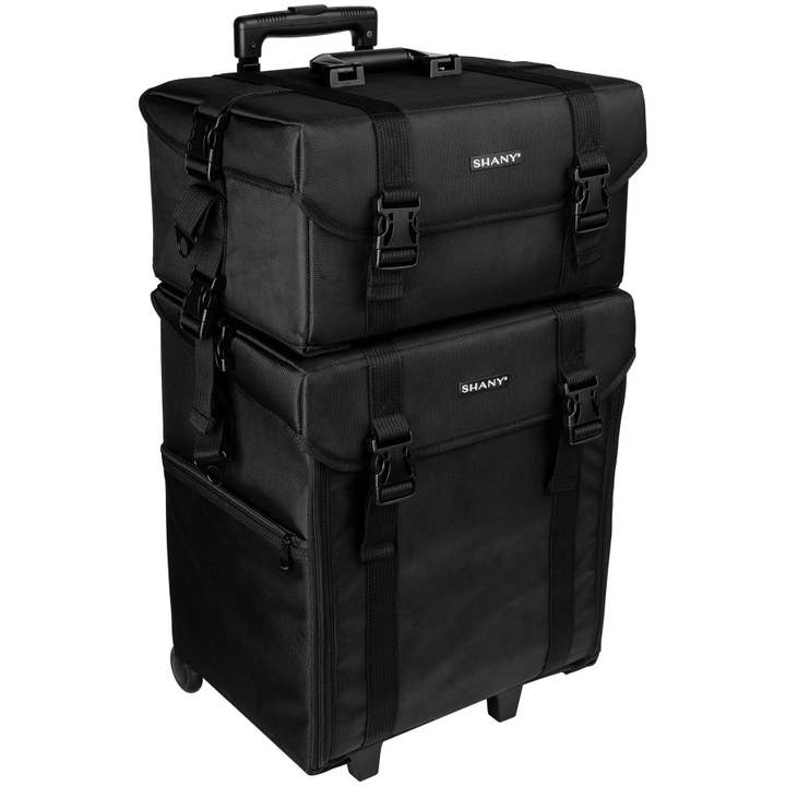 SHANY Cosmetics - Vente Boîte de rangement pour maquillage - Trousse à maquillage souple pour artiste à roulettes
