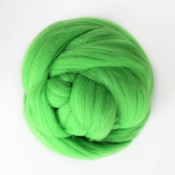 #043 LANA MERINO VERDE CORROSIVO per la vendita all'ingrosso da parte di Exotic Fiber