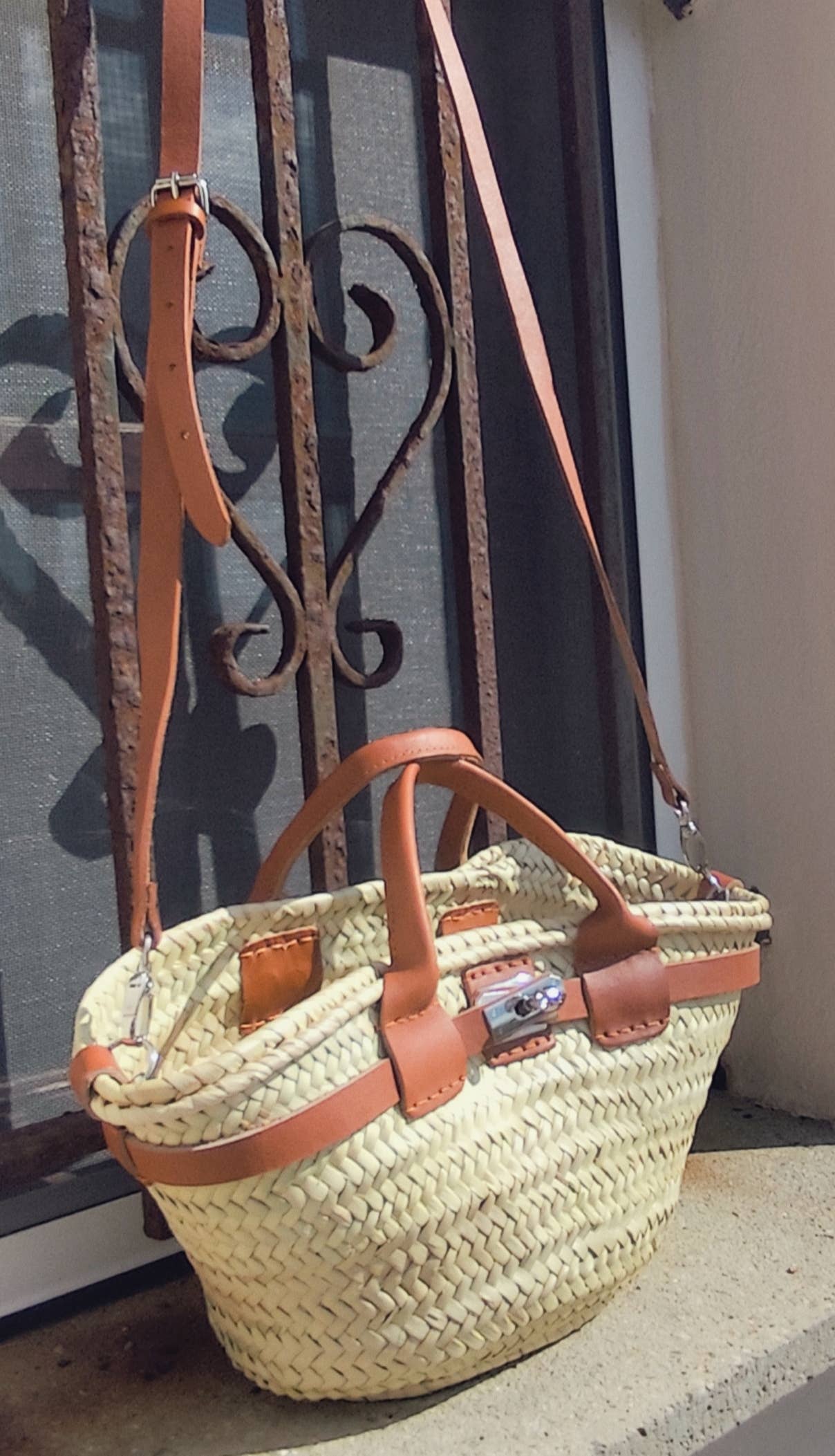 Maya Mallorca - Wholesale Beach Bag - PALMA BAG METAL CLOSURE DOUBLE HANDLE2