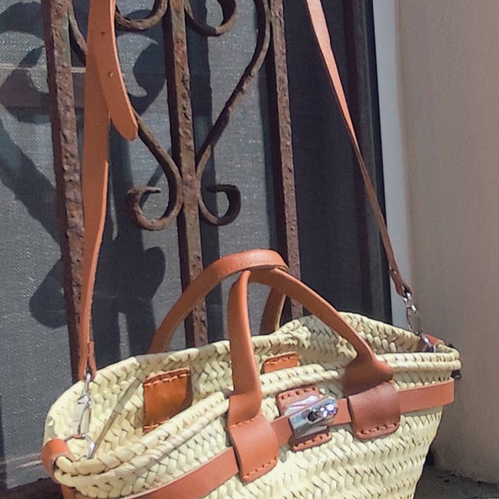 Maya Mallorca - Wholesale Beach Bag - PALMA BAG METAL CLOSURE DOUBLE HANDLE2