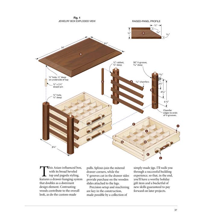 Schiffer Publishing - Venta al por mayor Libro - Adultos - Serie de carpinteros caseros: 14 cajas de madera que puedes hacer