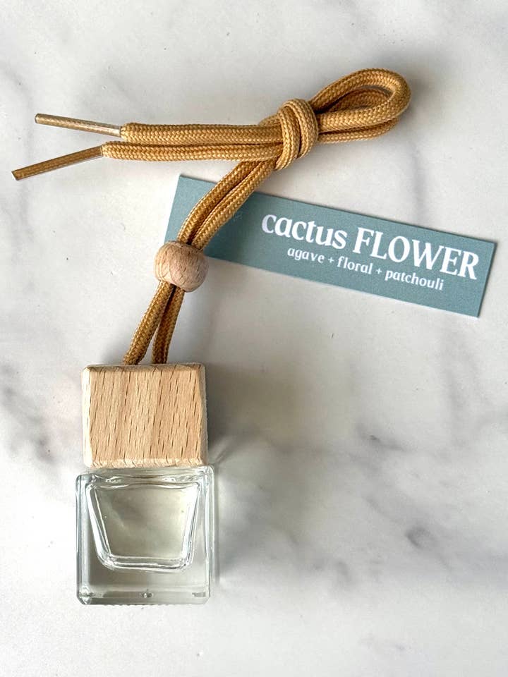 Cactus Flower Car freshener/Scented Car Diffuser/Car Freshie for wholesale by Everscent Candle Co.
