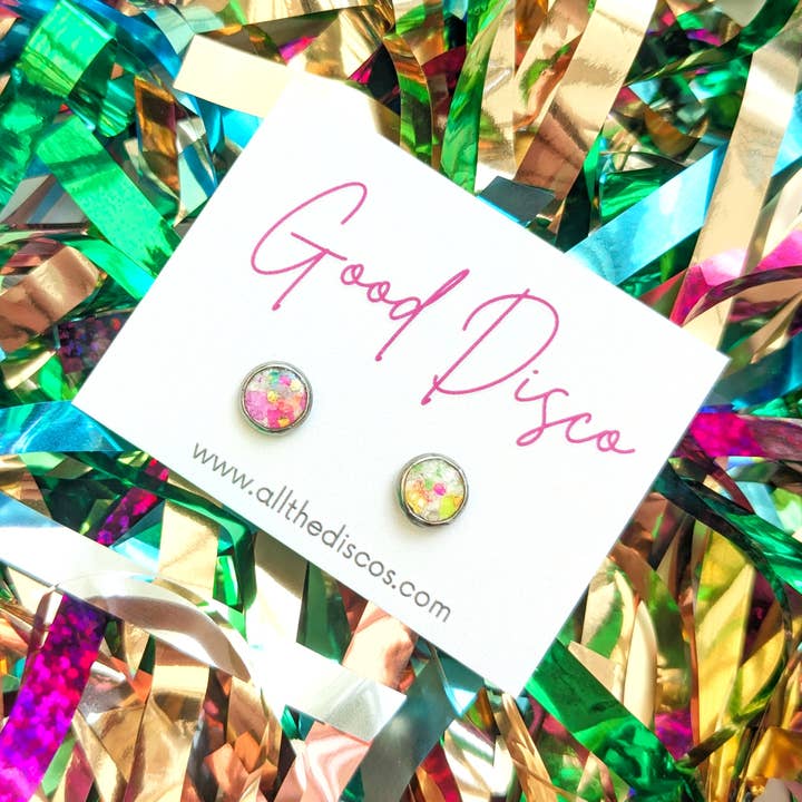 All The Discos - Wholesale Stud/Post Earrings - Good Disco Stud Earrings10
