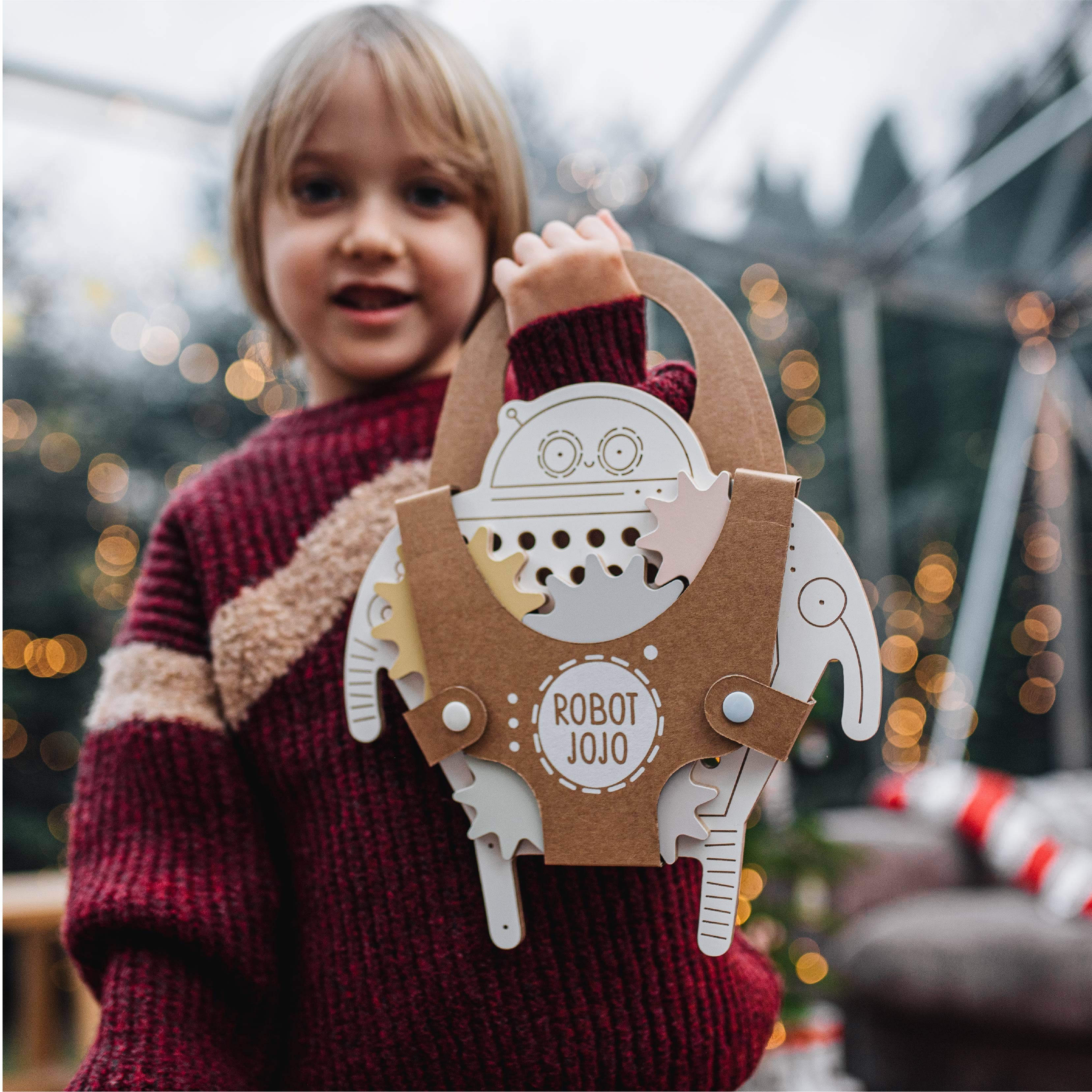milin - Wholesale Classic Toy - Kids - Robot Jojo, wooden toy 5