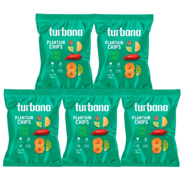 TURBANA - Vente Chips - Turbana Plantain Chips - Chili Lime 7 oz3