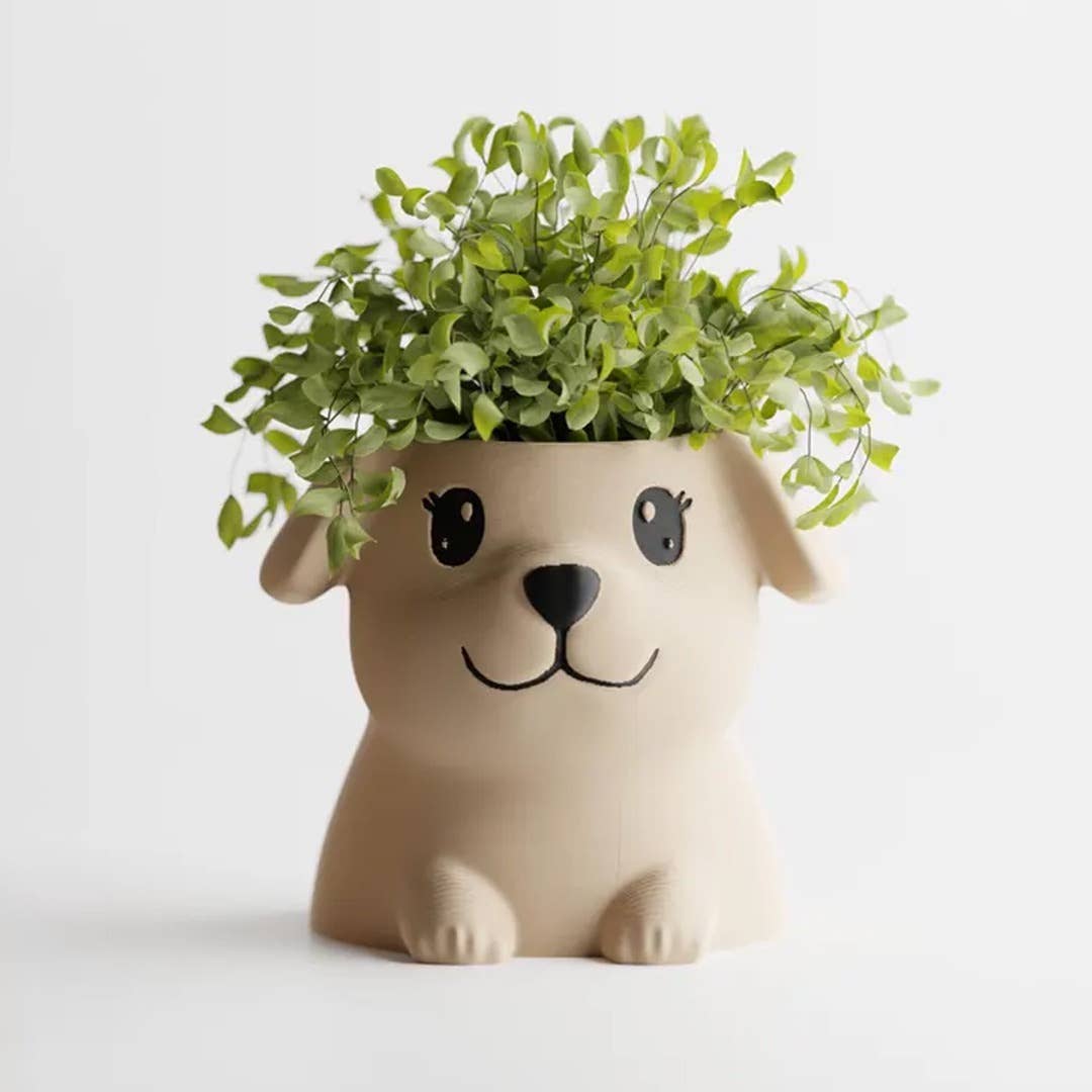 Preneel3dUniverse - Wholesale Plant pot - 3D Printed Puppy Planter – Adorable Plant Pot for Home  🐾🌿0