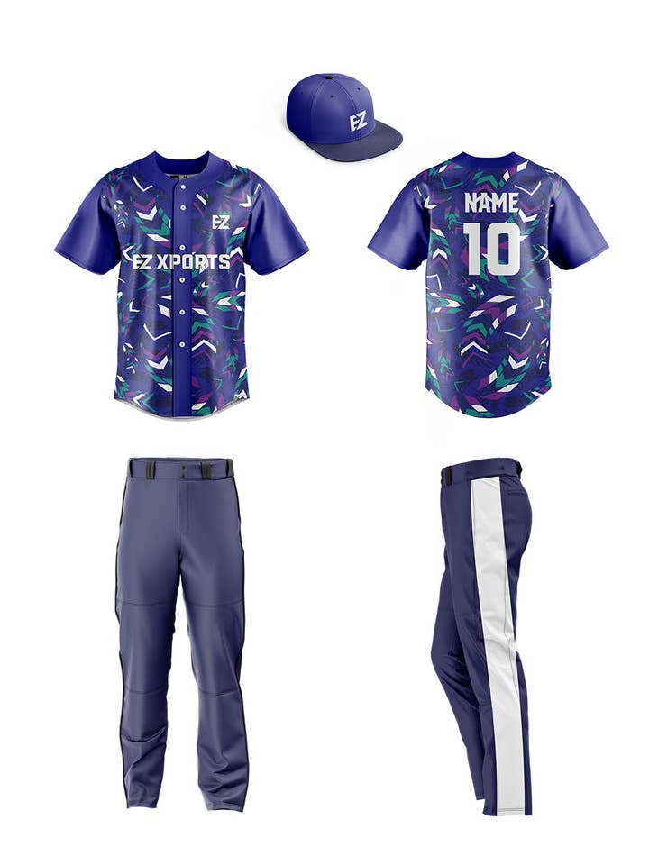 Uniforme de Beisebol Personalizado - BSB-4 por atacado de EZ XPORTS Custom Sportswear