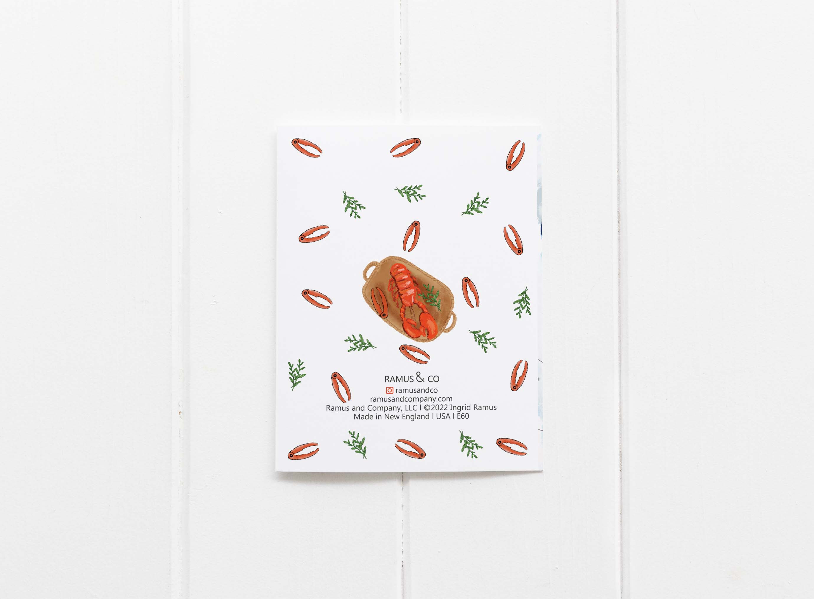 Ramus & Co. – Großhandel Grußkarten für den Alltag – Lobster Bake Grußkarte1