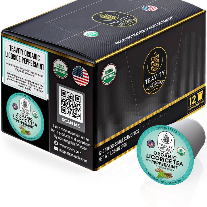 Ekologiskt lakritsmintte för wholesale av Teavity