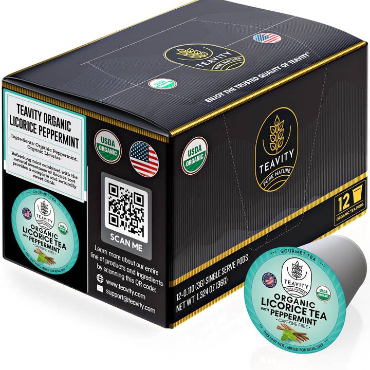 Organic Licorice Mint Tea for wholesale by Teavity