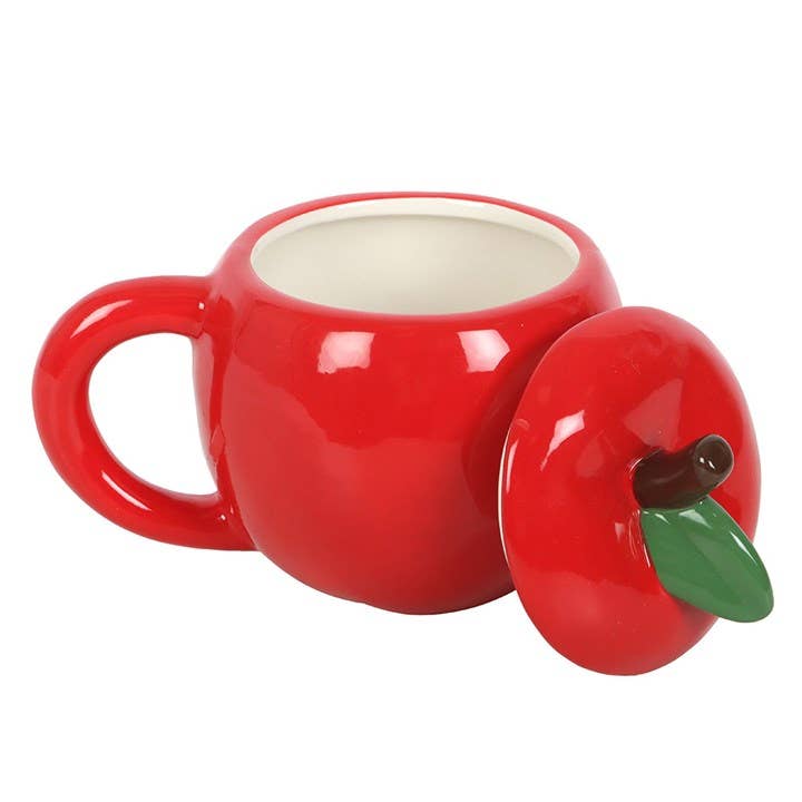 Something Different Wholesale - Wholesale Coffee Mug - Apple Shaped Lidded Mug2
