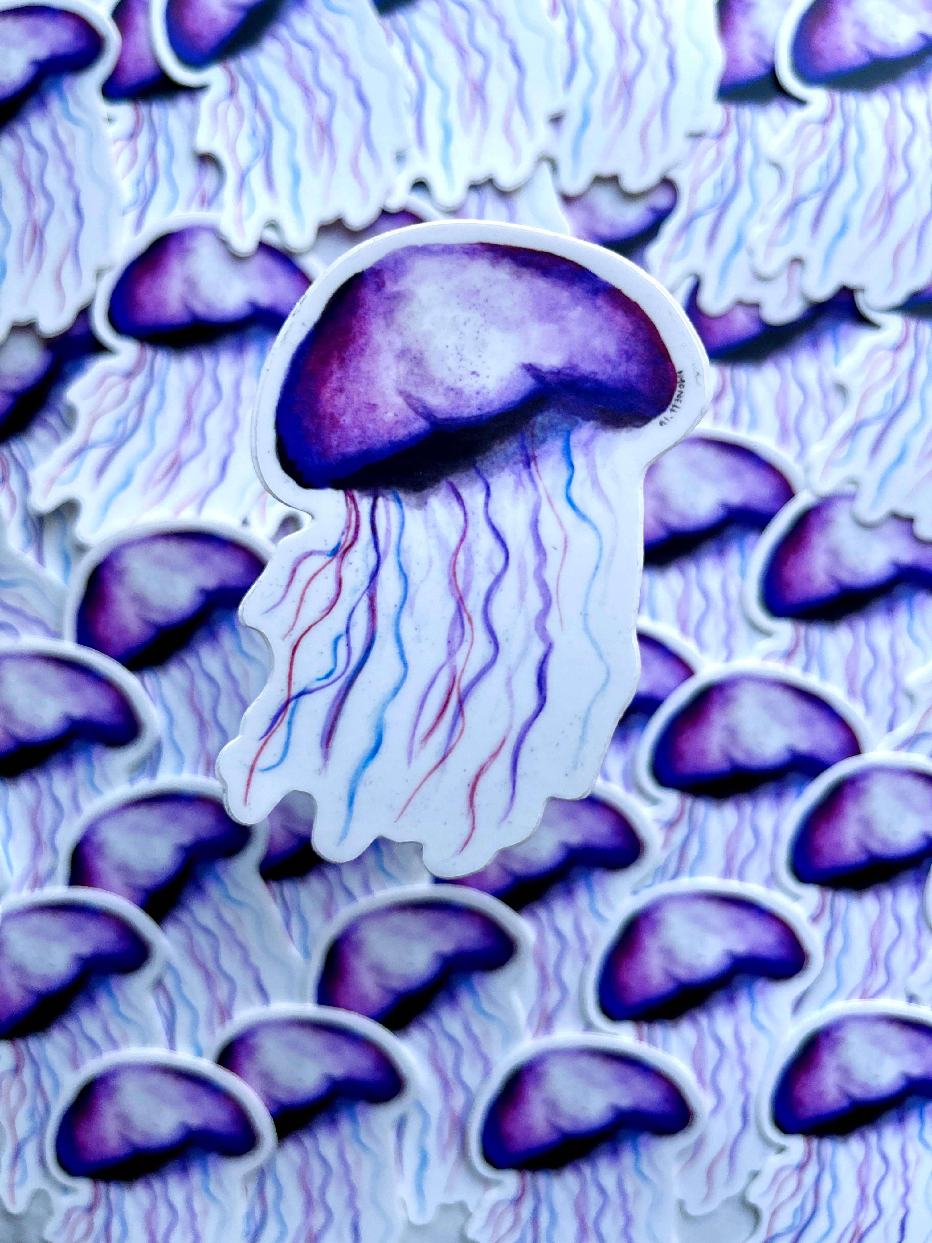 Monellisa – Engroshandel Klistermærke – Vandmænd - vinyl klistermærke1