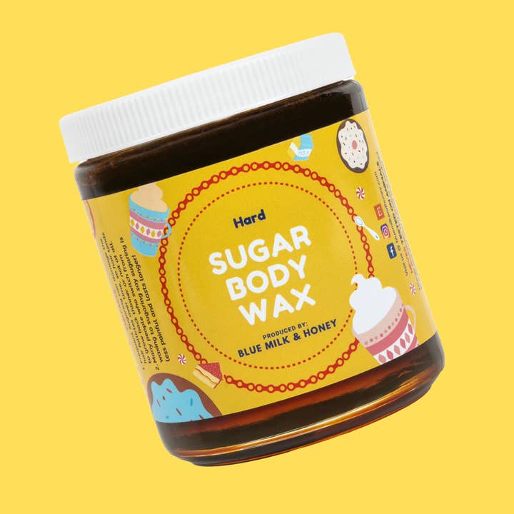 8oz Brazilian Hard Sugar Wax for wholesale by Blue Milk & Honey