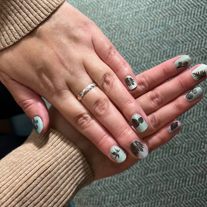 Iwi Nails - Wholesale Nail Art/Decal - Na Lau (Leaves)3