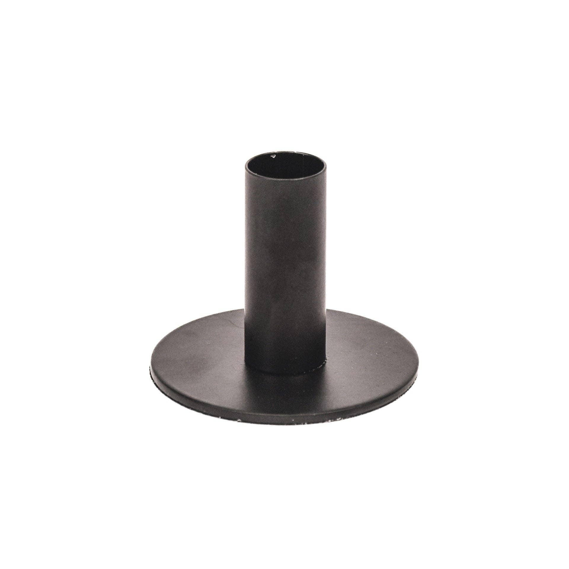 Housevitamin bv - Wholesale Candle Holder - Candleholder - Basic - Metal - Black - 8x8x6,5cm