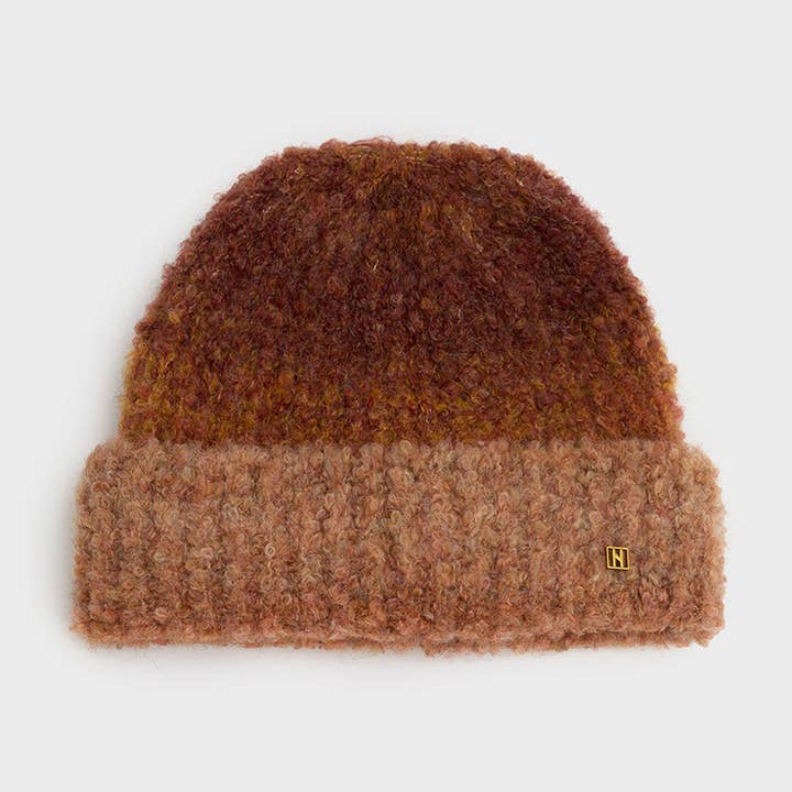 SNOW BEANIE HAT MIX ORANGE - N64 for wholesale by NALI'