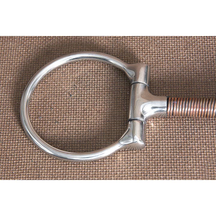 HILASON 5 In Mouth Snaffle Bit With Stainless Steel Eggbutt for wholesale on Faire3