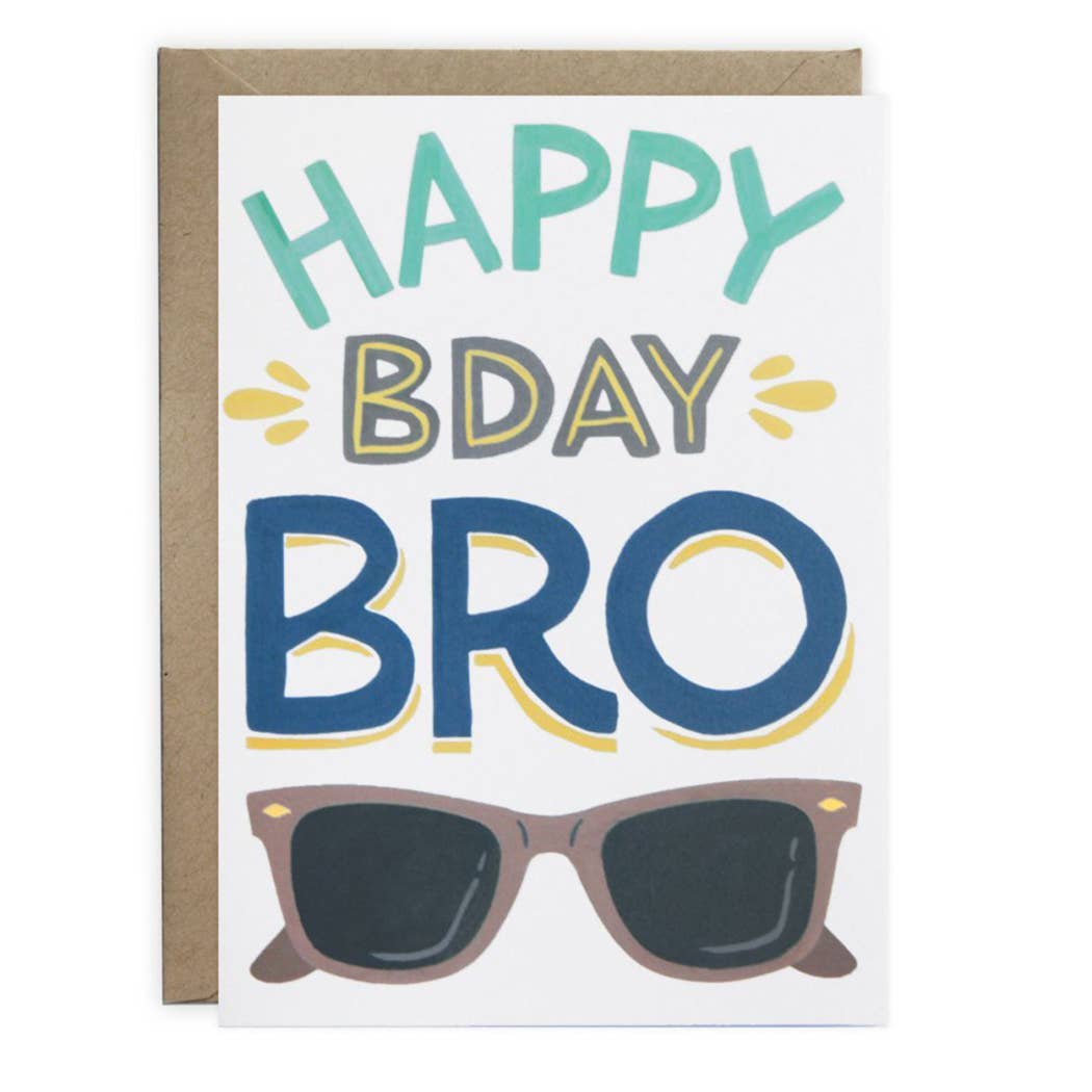LoveLight Paper - Wholesale Birthday Card - Happy BDay Bro - Birthday Card0