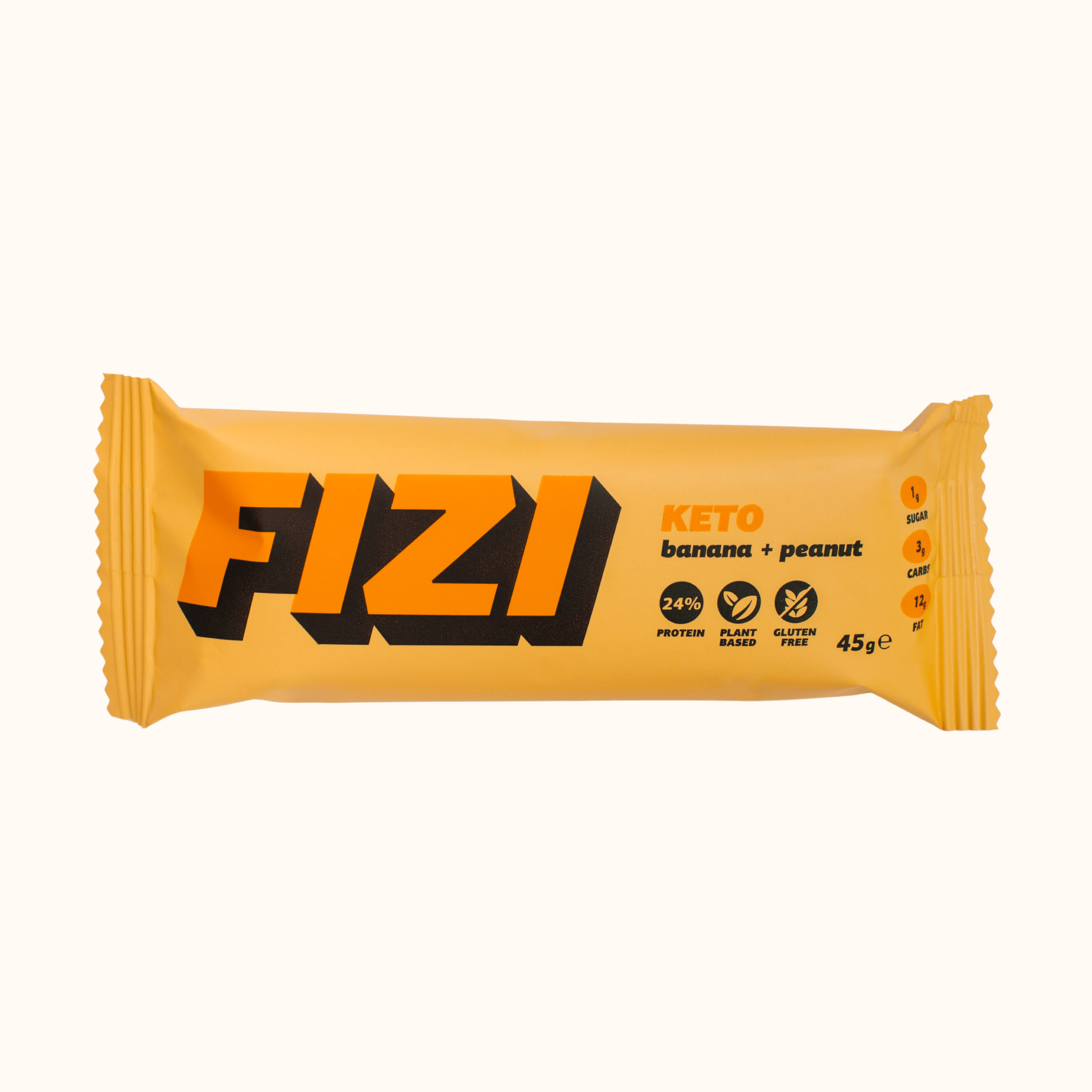 FIZI - Wholesale Snack Bar - КЕТО “BANANA + PEANUT” 10x45G2