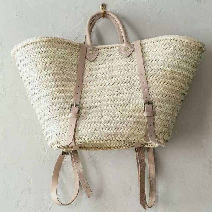 Twins Basket – Saco de praia por atacado – Saco de Palha Feito à Mão – Cesta de Verão Fofa, Saco de Praia4