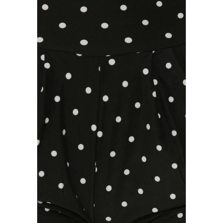 MEHRFACH Butterweiche Haremsshorts mit hoher Taille und Aufdruck für den Großhandel auf Faire3