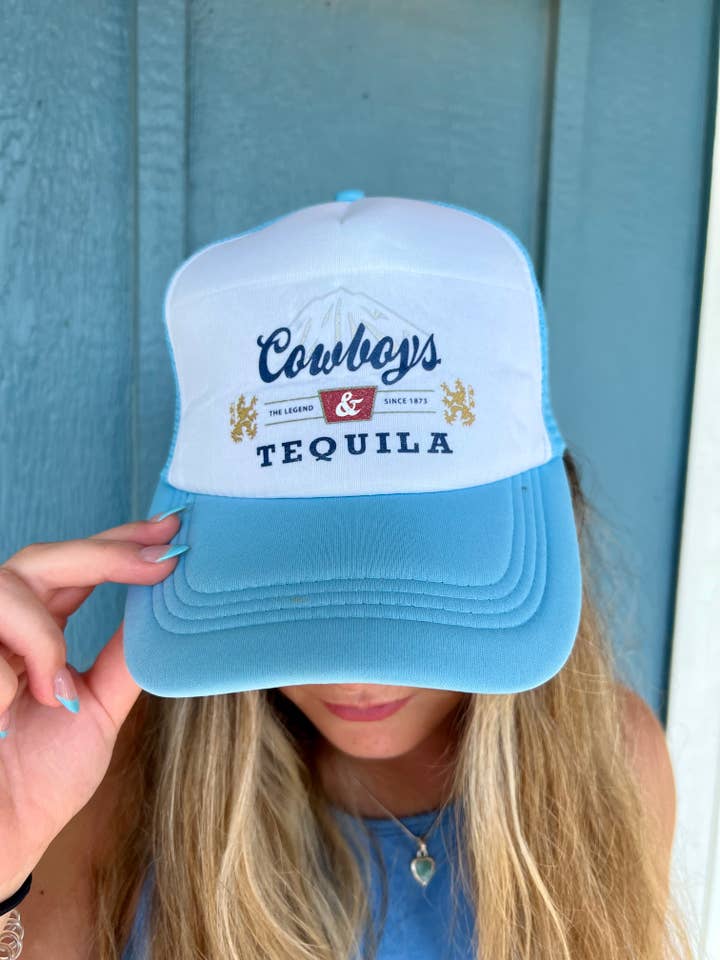 Cowboys & Tequila Trucker Hat for wholesale by The Vaulty