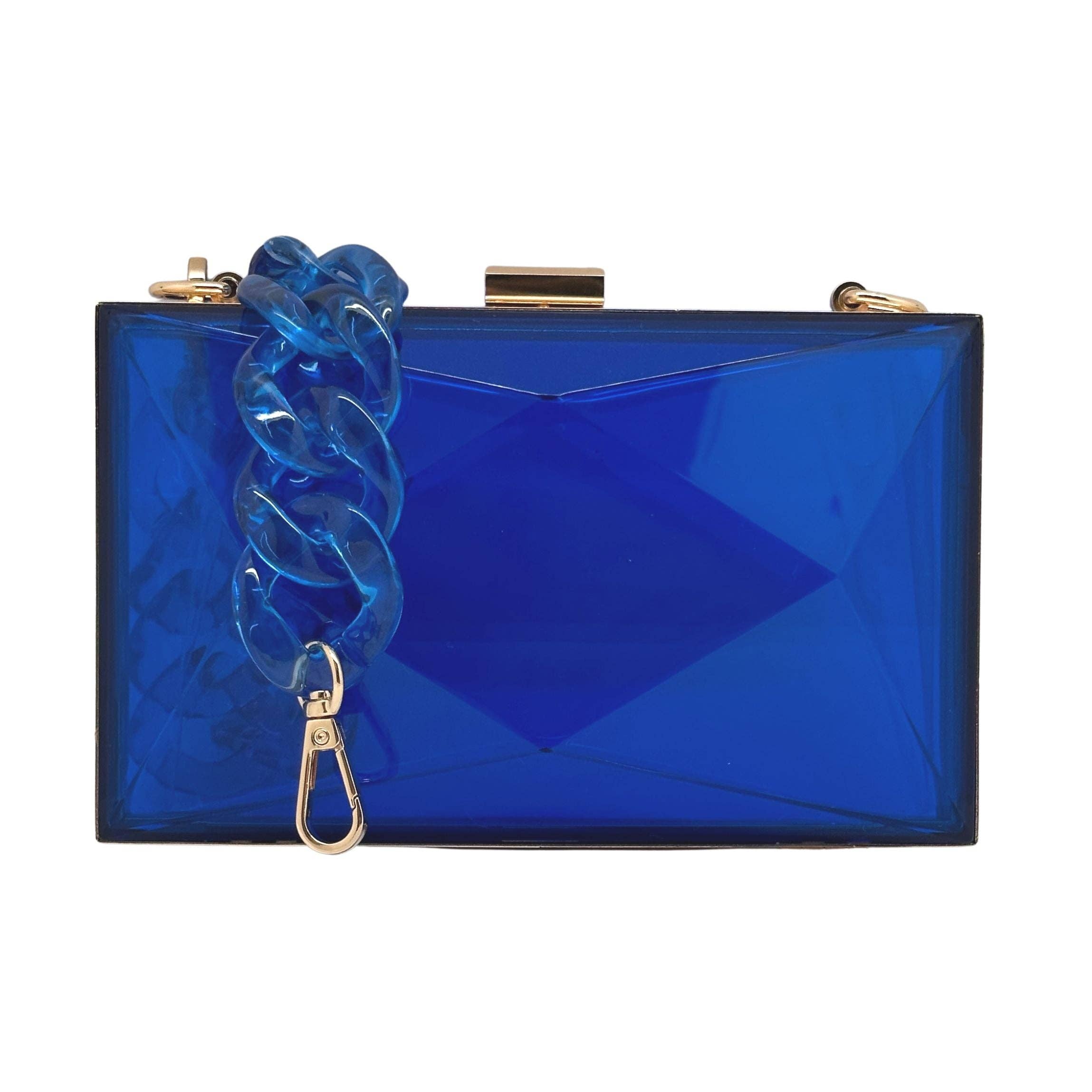 Cthru Purses - Wholesale Clutch - Dames - NIEUW De Marilyn Faceted Acryl Box Purse2