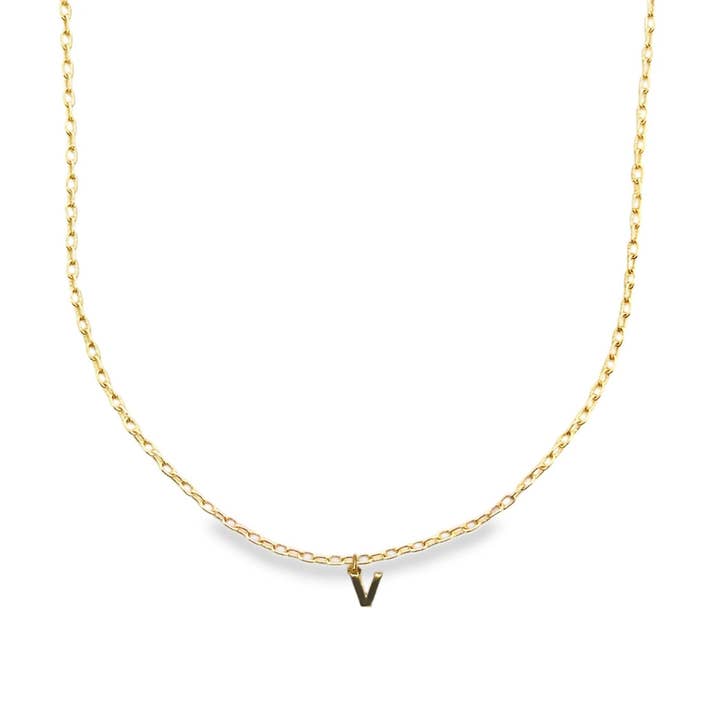 Camilla Limón - Wholesale Pendant/Charm Necklace - Tiny Initial Charm Personalized Gold-Filled Necklace20