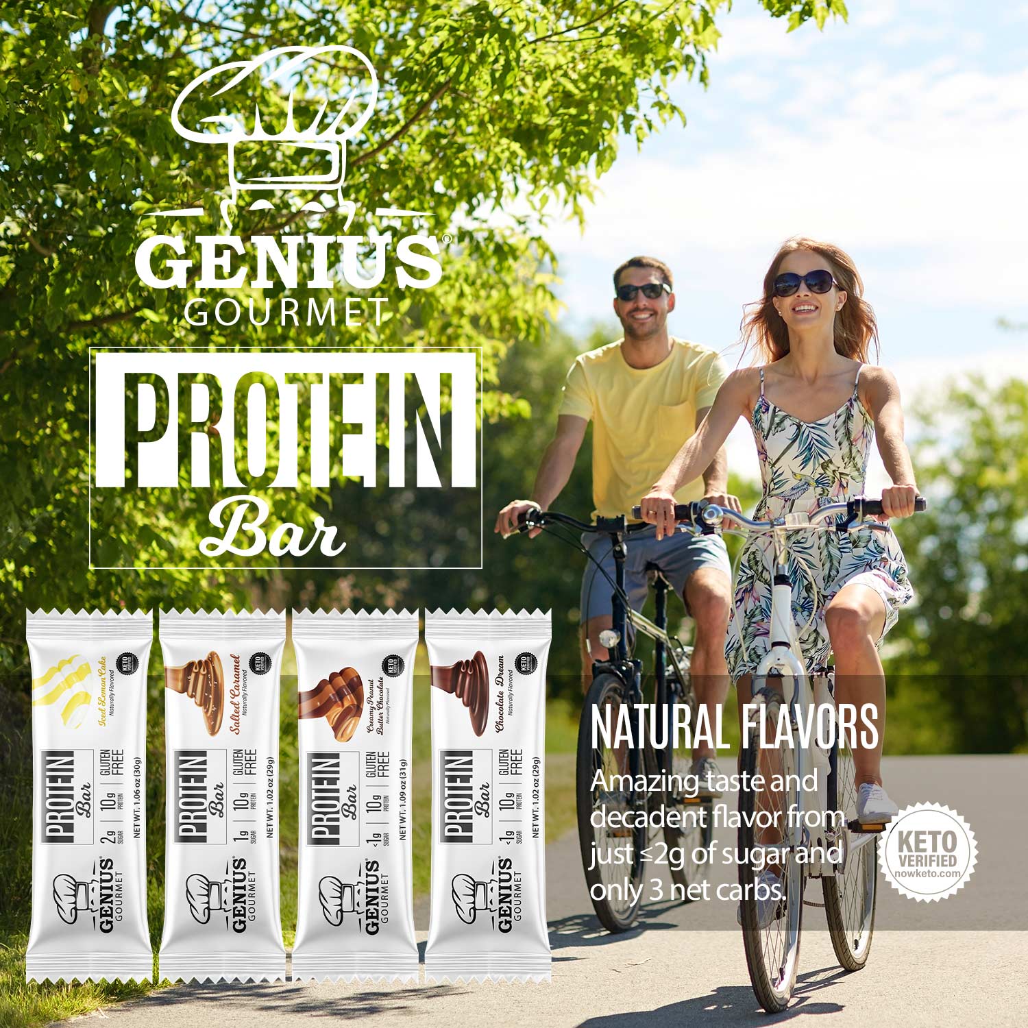 Genius Gourmet - Wholesale Snack Bar - Protein Bar - Peanut Butter Chocolate - 10 count7