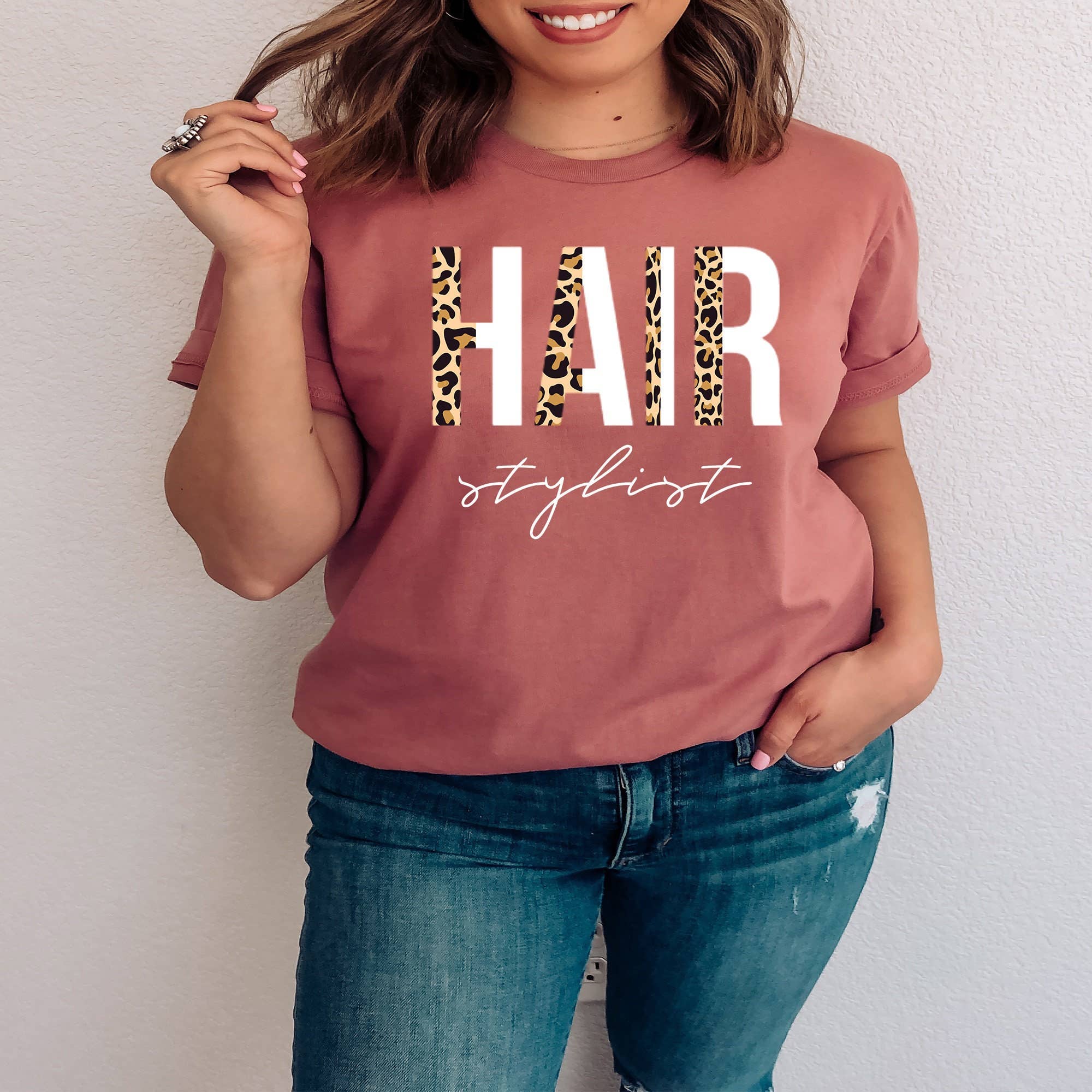 APComfortPrints - Wholesale Screen Printed T-Shirt - Women's - Hair Stylist Shirt1