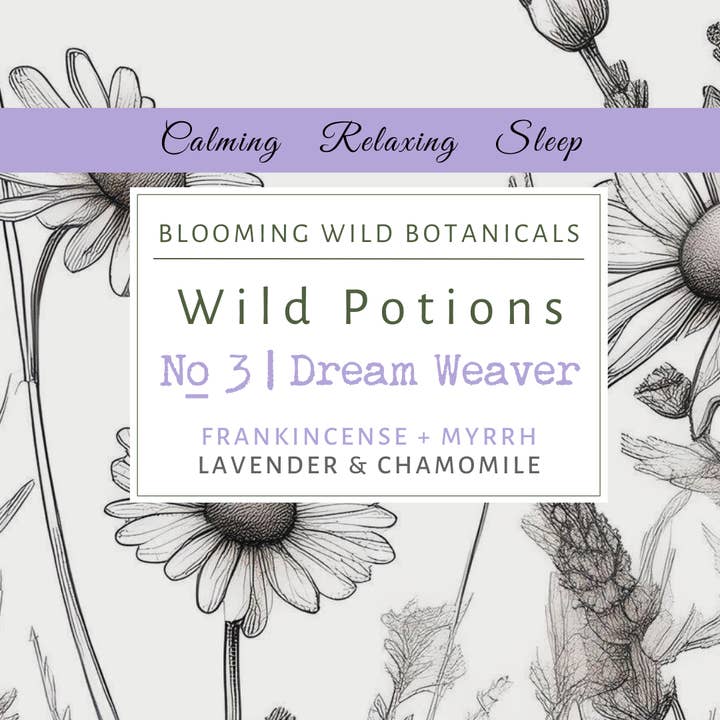 Blooming Wild Botanicals - Wholesale Aromatherapy Lotion/Oil - Dream Weaver Aromatherapy Potion No 34