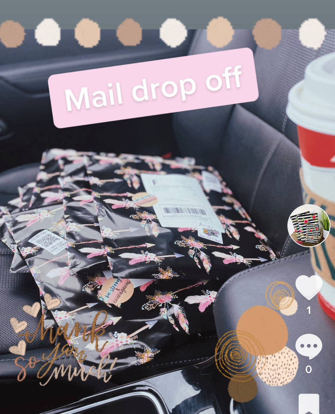 Mail it! mailers and more - Wholesale Envelopes - Boho chic 10x13 premium poly mailers3