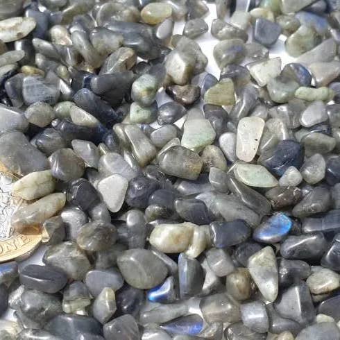 Extra Small Labradorite Crystal Chips 500g for wholesale by Distinction Crystals