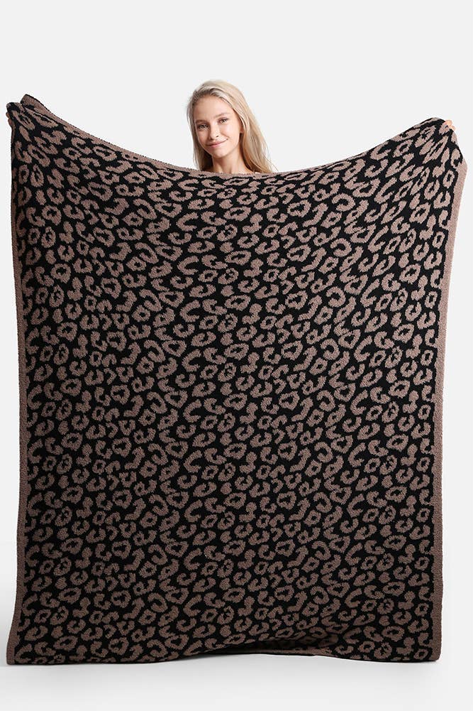 Hana - Wholesale Throw Blanket - Luxury Soft Leopard Print Throw Blanket16