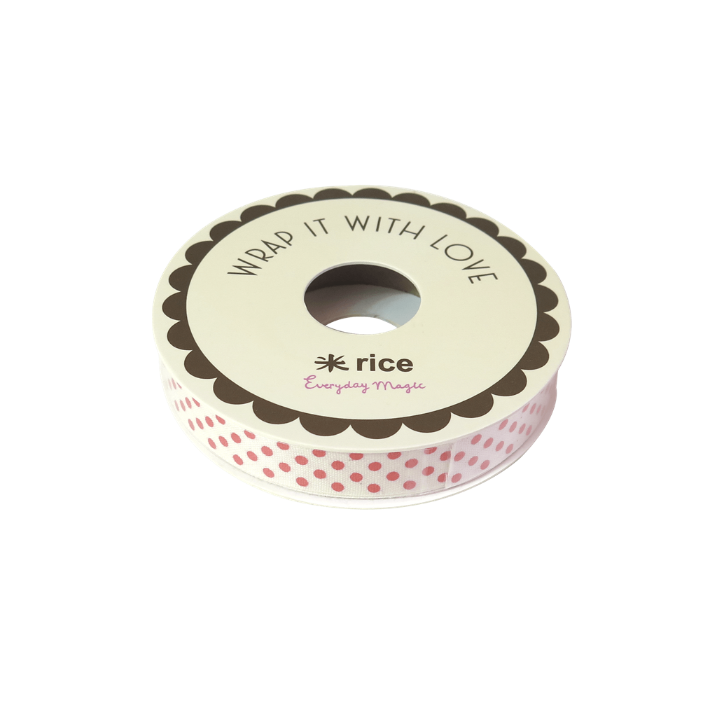 RicebyRice - Wholesale Ribbon - Gift Wrapping - Cotton Ribbon | Dots print0