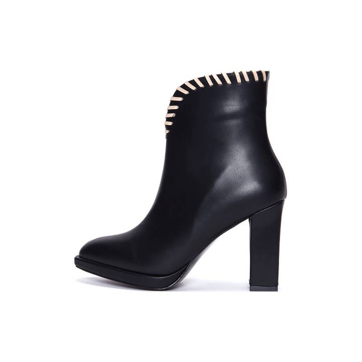 Kvinders sort ankel støvle - FAB_SS2Y0268_101_BLACK for engroshandel hos fashion attitude