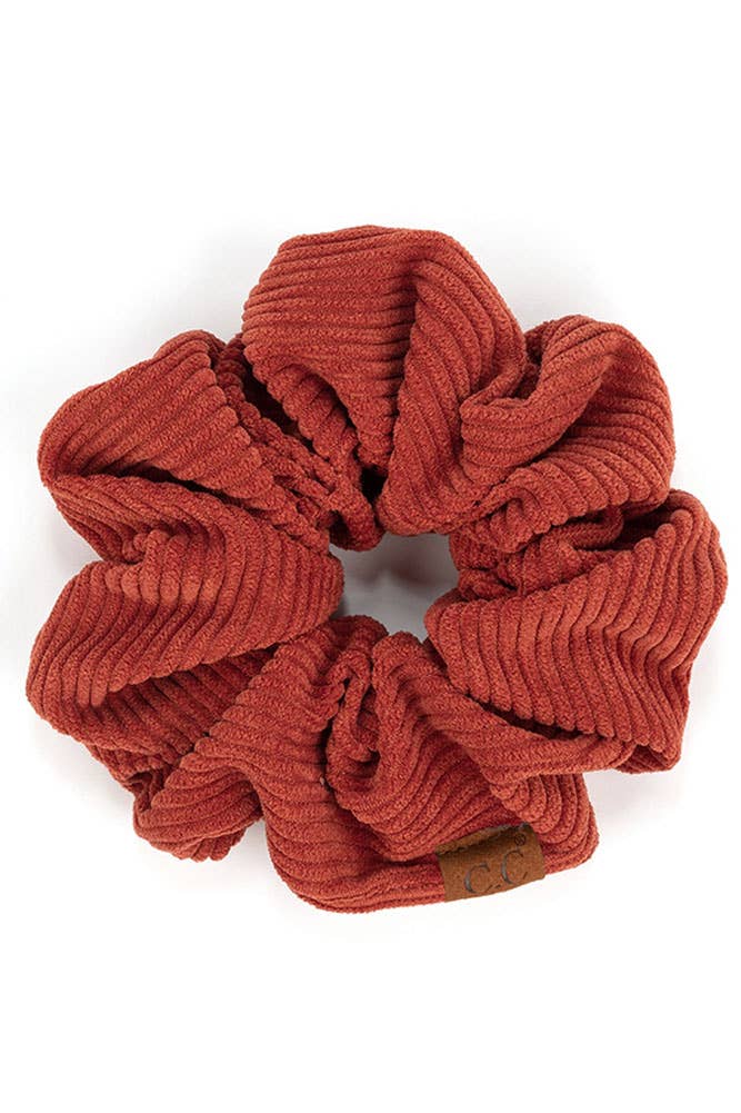 Hana - Wholesale Scrunchie - Women's - C.C Corduroy Solid Color Soft Scrunchies1