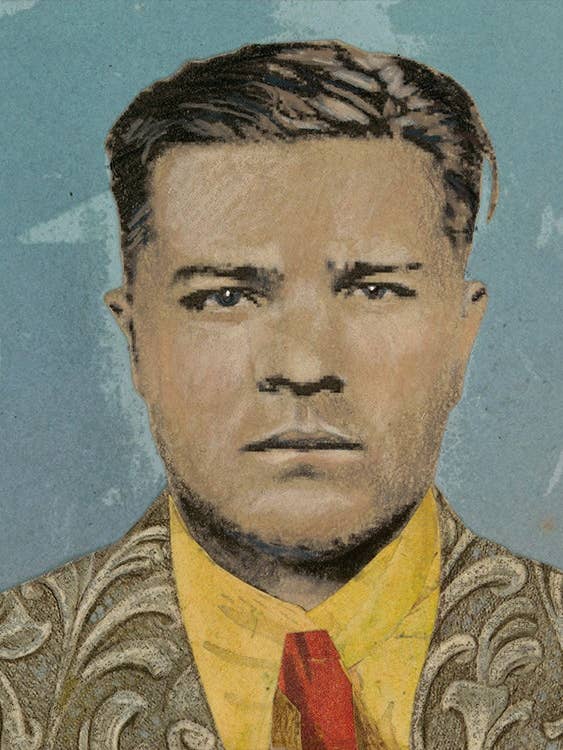 Acrylic Framed Pretty Boy Floyd for wholesale by Brenda Bogart