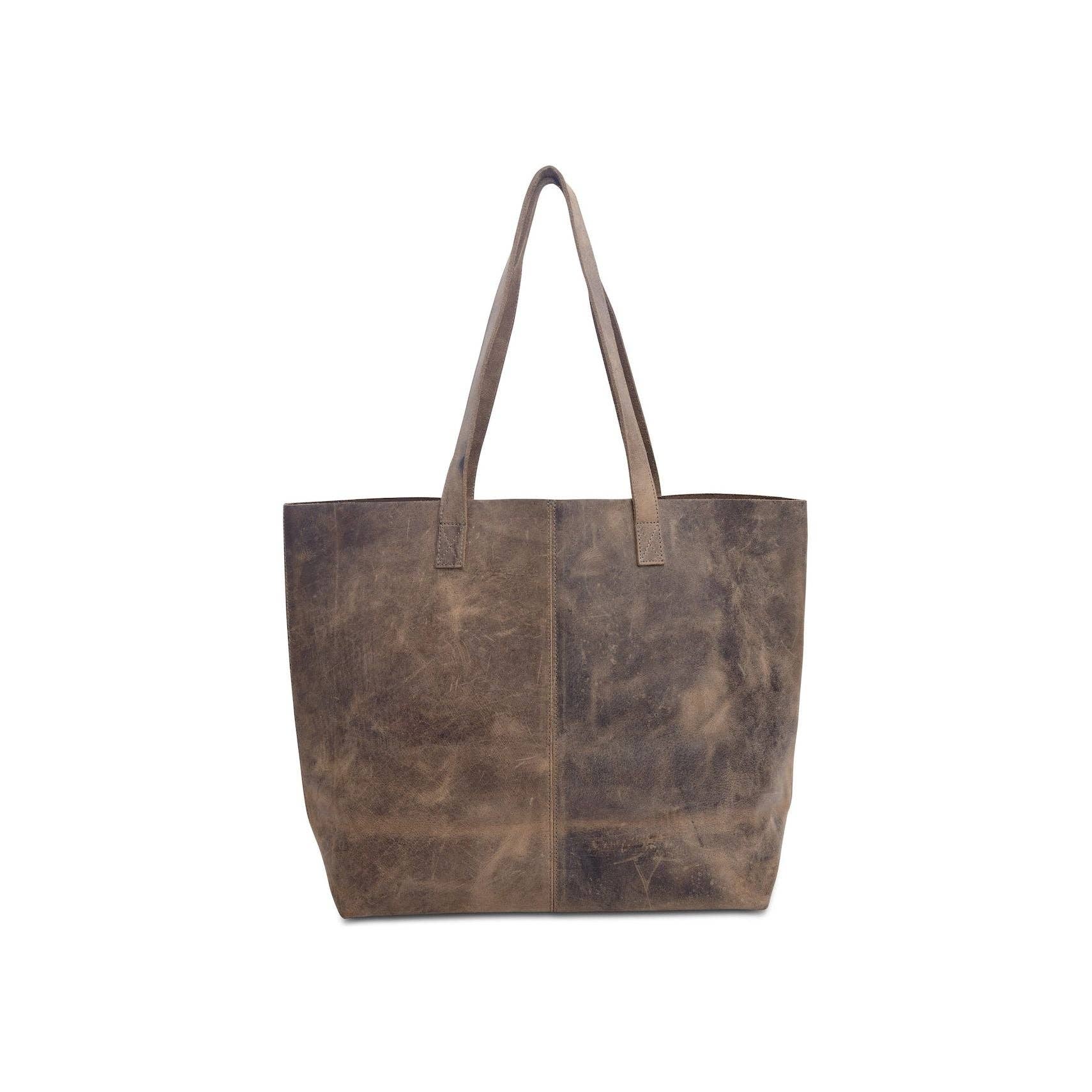 MLC - Wholesale Tote bag – Women's - Customized Work Companion: Brown Leather Tote Bag1